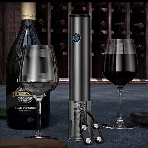 One-Touch Automatic Electric Wine Opener Aluminum Stainless Steel - Picture 16 of 16